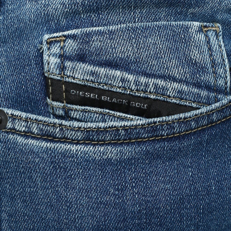 Black Gold Type 2814 Bgbd7 Men's Denim Jeans Skinny Trouser Pant Blue Diesel