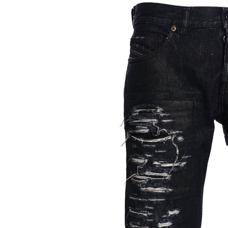 Diesel Black Gold Type 2813 Bg8Y0 Men's Denim Jeans Slim Trouser Pant Black