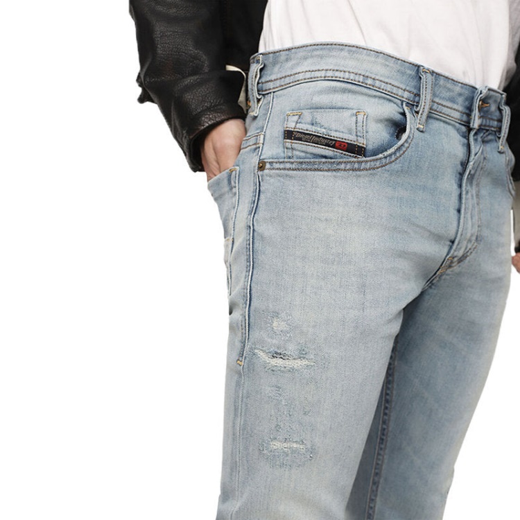 Thommer 087Ax Men's Denim Stretch Jeans Slim Skinny Distressed Casual Pant Diesel