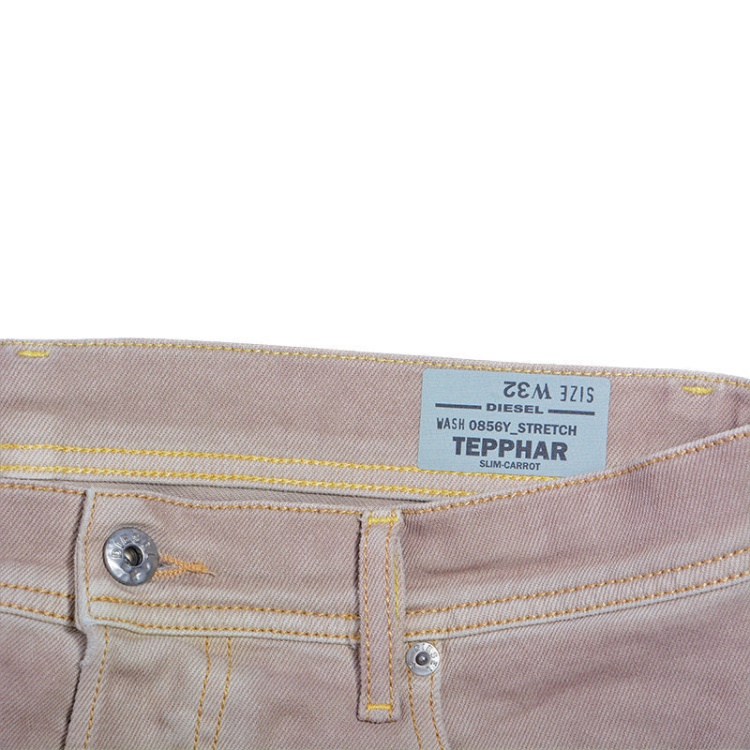 Diesel Tepphar 0856Y Men's Denim Cotton Casual Stretch Jeans Slim Fit Carrot