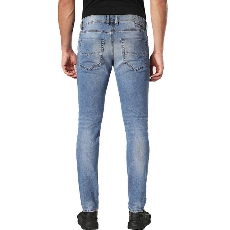 Diesel Tepphar 0842H Men's Denim Jeans Casual Stretch Trousers Slim Fit Pants