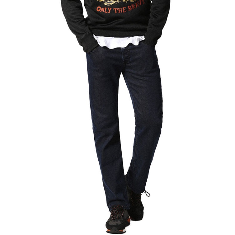 Waykee 084Lc Men's Denim Jeans Casual Stretch Regular Straight Fit Pants Diesel