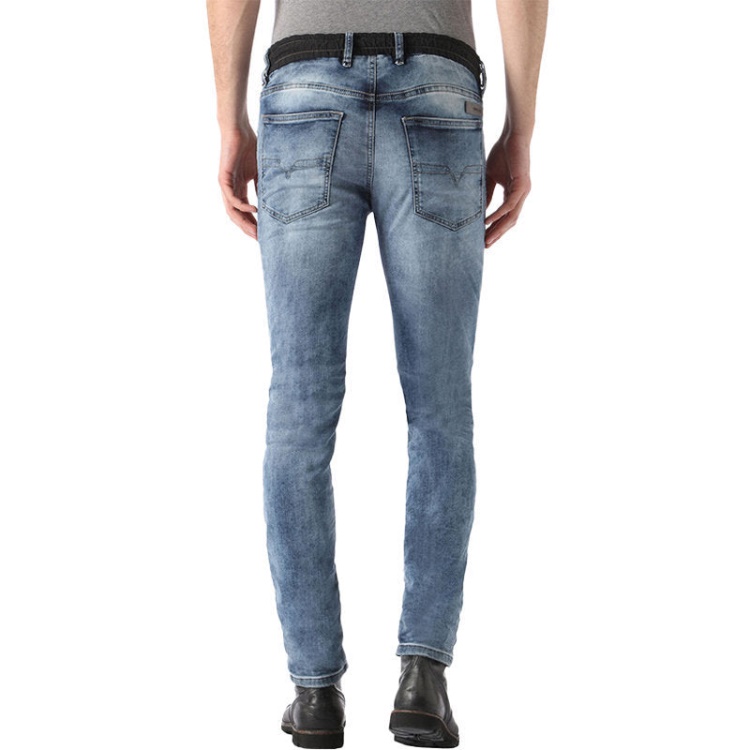 Diesel Waykee Bn Ne 0672A Men's Denim Jogg Jeans Stretch Regular Straight