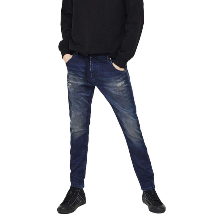 Krooley 069Gz Men's Denim Jogg Jeans Slim Fit Casual Relax Sweat Pants Diesel