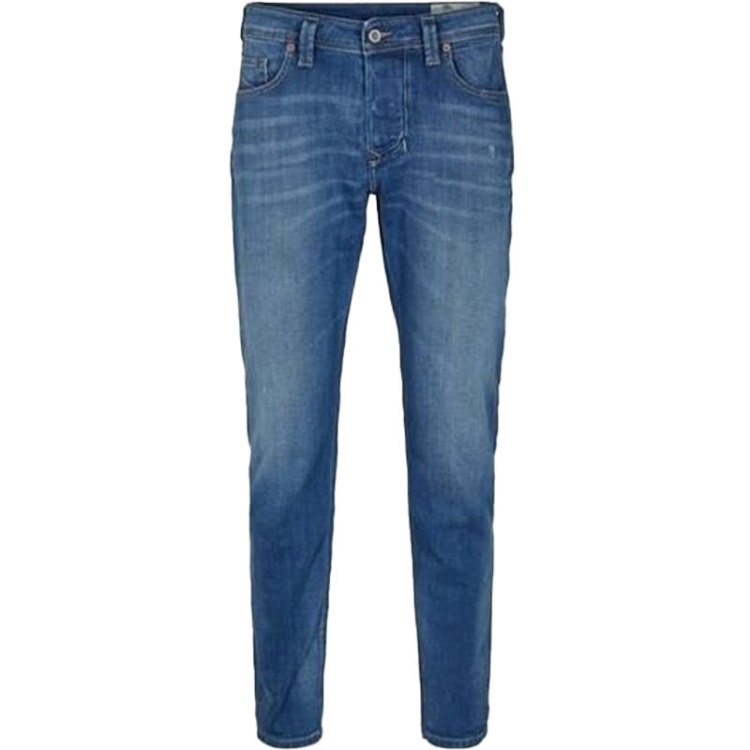 Larkee Beex 084Qq Men's Denim Jeans Casual Stretch Regular Tapered Pants Diesel