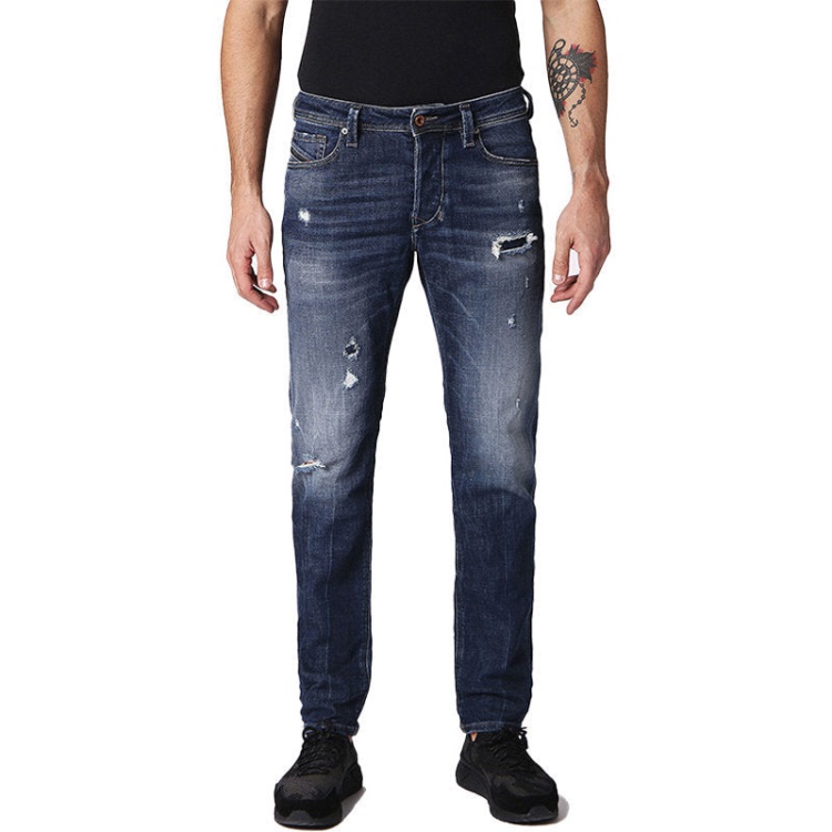Diesel Larkee 084Qt Men's Denim Jeans Casual Stretch Regular Tapered Trousers