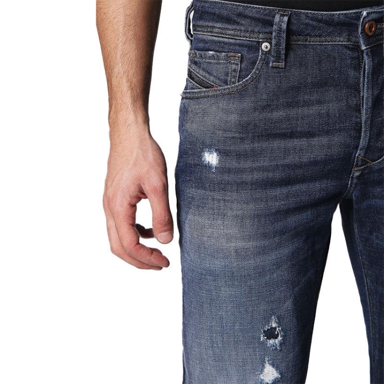 Diesel Larkee 084Qt Men's Denim Jeans Casual Stretch Regular Tapered Trousers