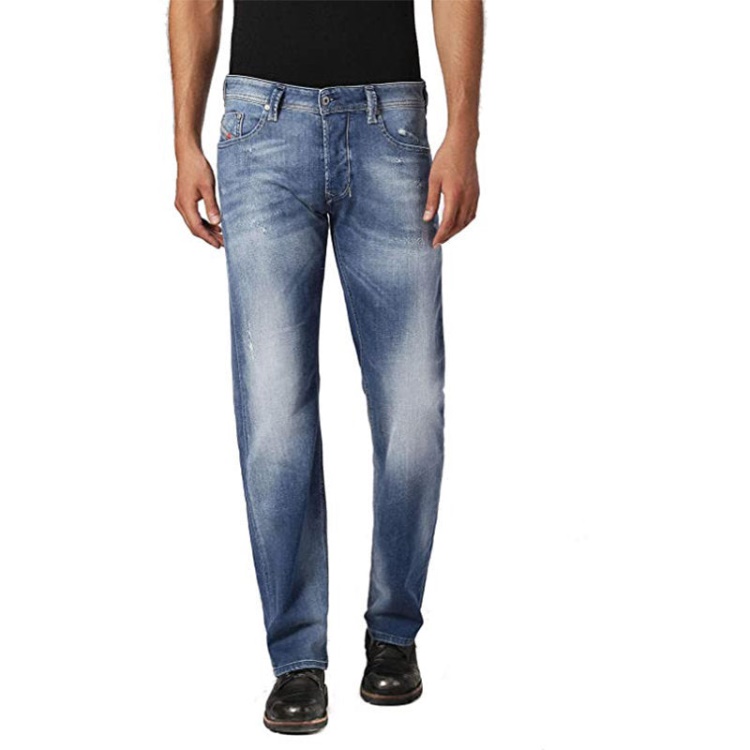 Larkee 084Qg Men's Denim Jeans Casual Stretch Regular Straight Trousers Diesel