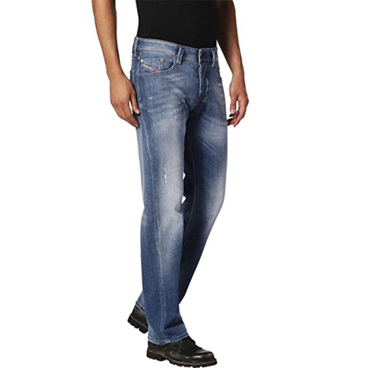 Larkee 084Qg Men's Denim Jeans Casual Stretch Regular Straight Trousers Diesel