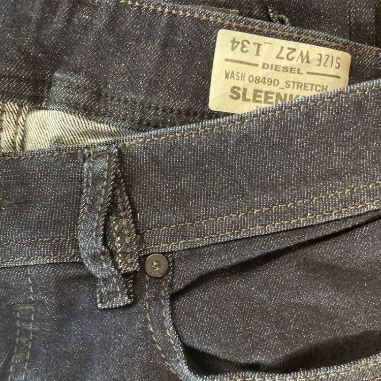 Diesel Sleenker 0849D Men's Jeans Slim Skinny Fit Stretch Casual Denim Pants