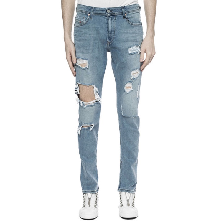 Deepzip 084Nu Men's Jeans Denim Stretch Slim Carrot Fit Casual Pant Diesel