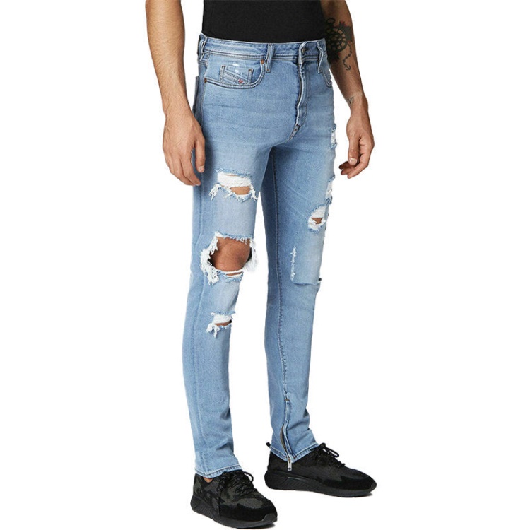 Deepzip 084Nu Men's Jeans Denim Stretch Slim Carrot Fit Casual Pant Diesel