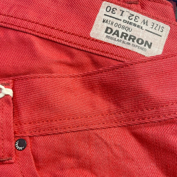 Diesel Darron 008Qu Men's Jeans Denim Cotton Slim Tapered Fit Casual Pants