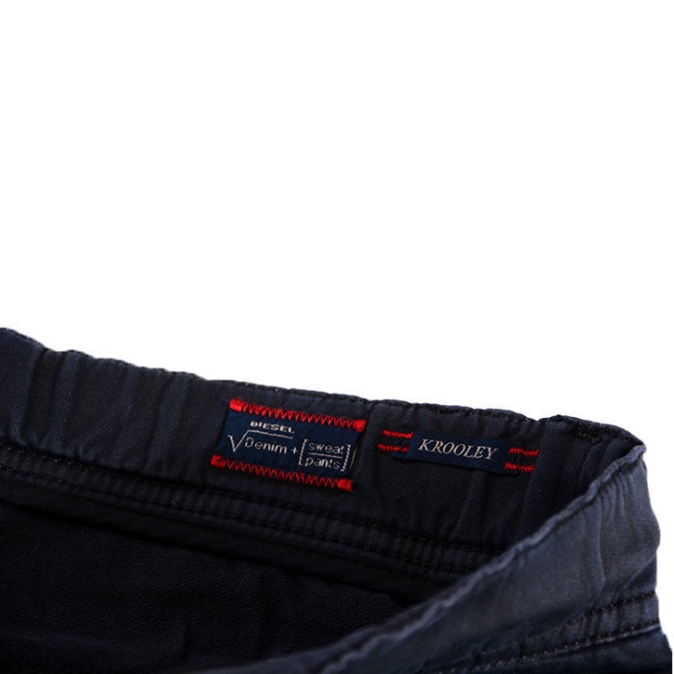 Krooley Ne 0670M 81E Men's Denim Sweat Jogg Jeans Regular Fit Tapered Fade Diesel