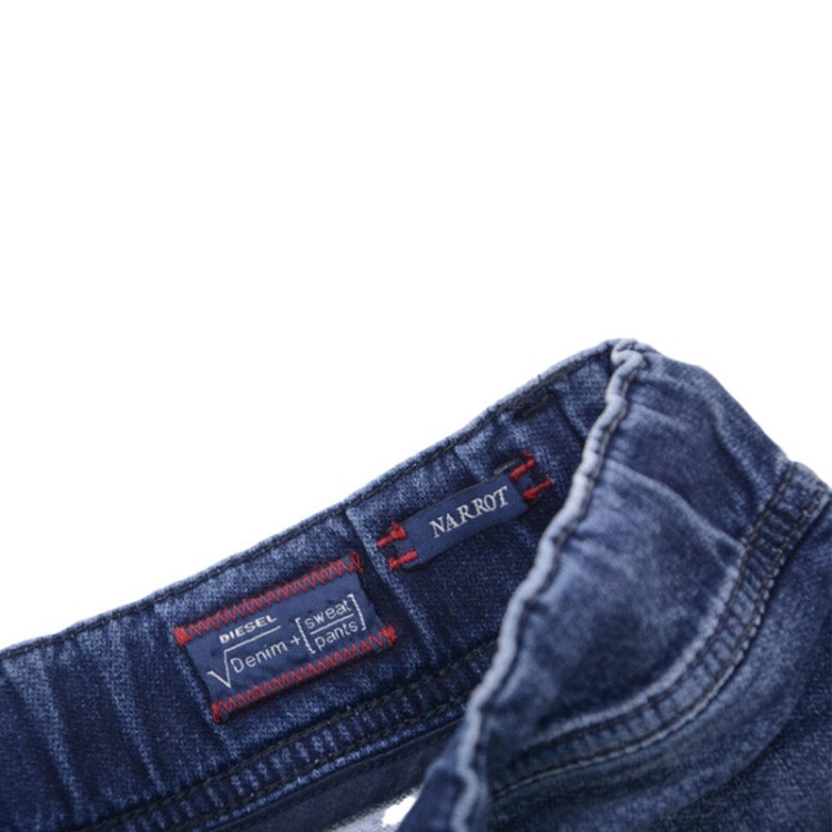 Narrot-Ne 0666W Men's Denim Jeans Sweat Jogg Distressed Regular Fit Carrot Diesel