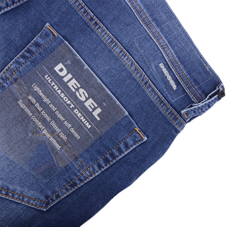 Diesel Tepphar 0688A Men's Denim Jeans Distressed Stretch Plain Slim Fit Carrot