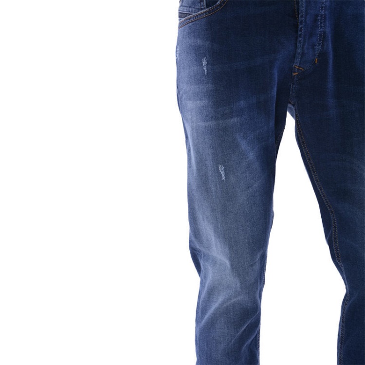 Diesel Tepphar 0688A Men's Denim Jeans Distressed Stretch Plain Slim Fit Carrot