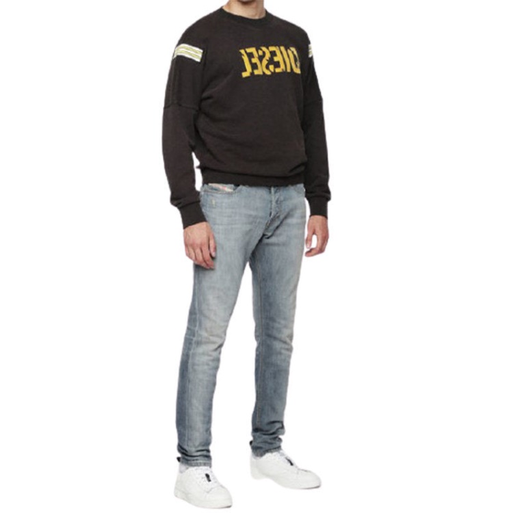 Tepphar 084Uk Men's Denim Jeans Slim Fit Carrot Casual Denim Pants Lyocell Diesel