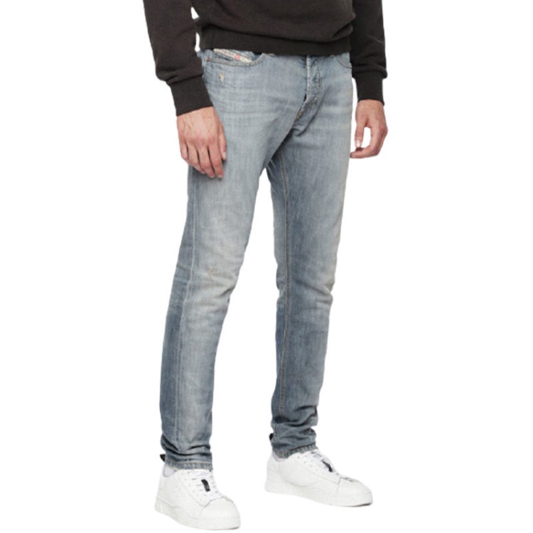 Tepphar 084Uk Men's Denim Jeans Slim Fit Carrot Casual Denim Pants Lyocell Diesel