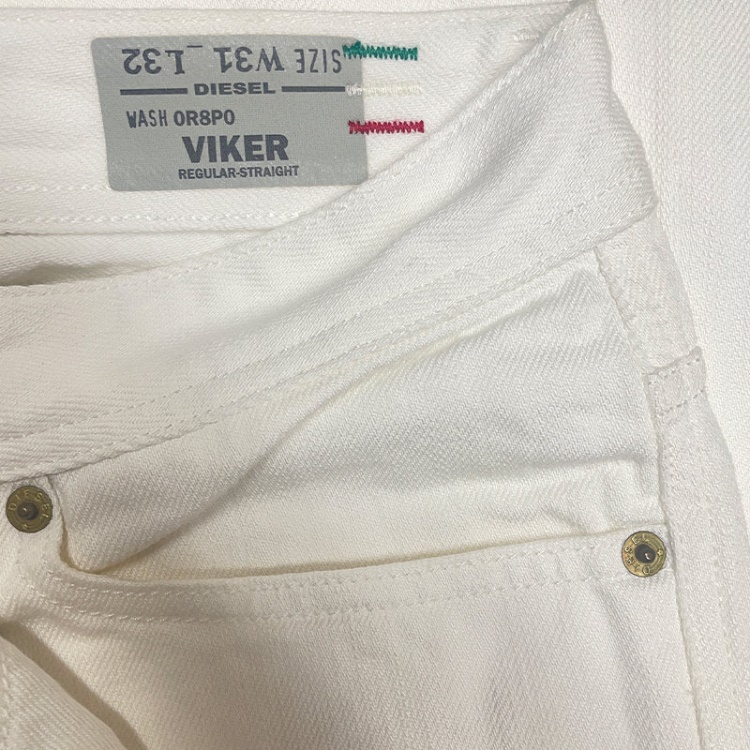 Diesel Viker 0R8P0 Men's Jeans Denim Stretch Regular Straight Fit Casual Pants