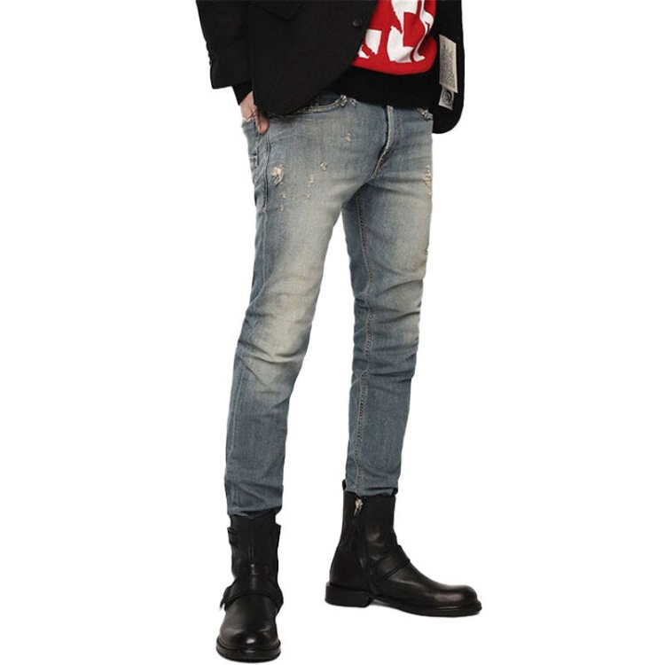 Diesel Thommer 0B1Au Men's Jeans Denim Stretch Slim Fit Casual Trousers