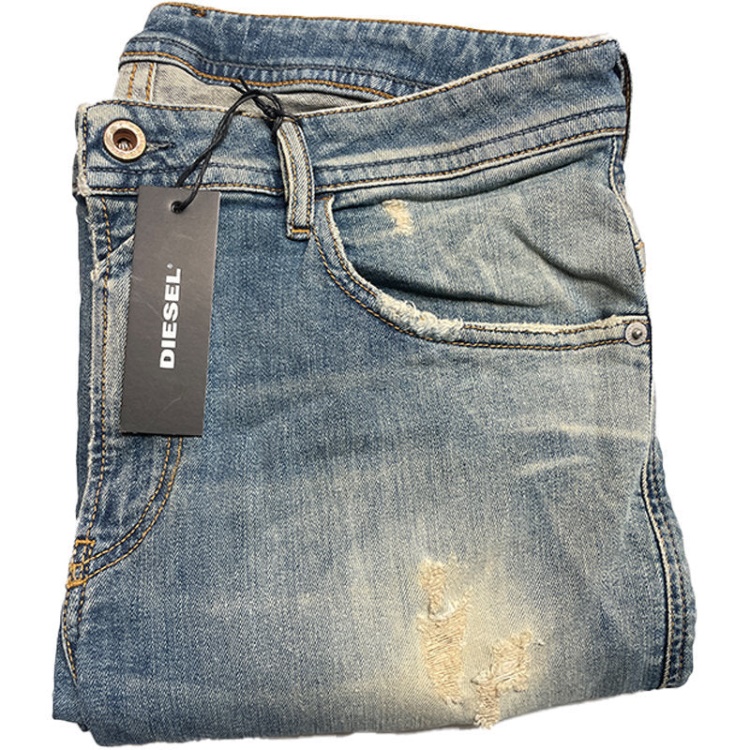 Diesel Thommer 0B1Au Men's Jeans Denim Stretch Slim Fit Casual Trousers