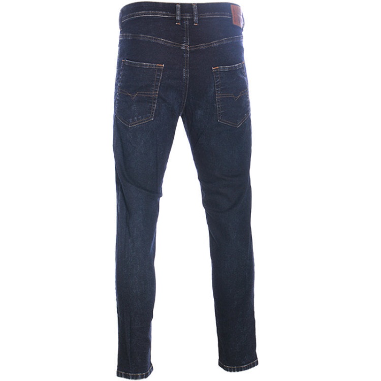 Men's Jeans Denim Regular Slim Fit Casual Pants Dark Blue Trousers Diesel