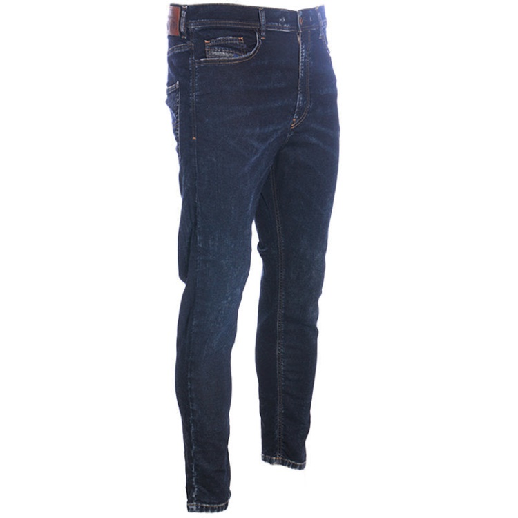 Men's Jeans Denim Regular Slim Fit Casual Pants Dark Blue Trousers Diesel