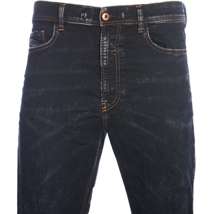 Diesel Men's Denim Jeans Regular Slim Fit Casual Pants Dark Blue Trousers