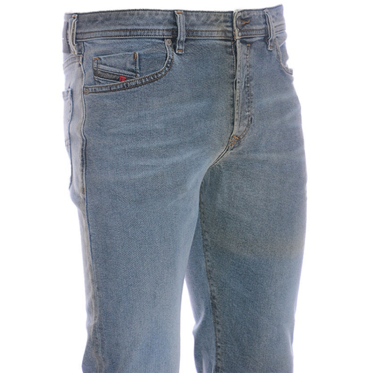 Buster 084Sj Men's Jeans Denim Casual Stretch Regular Slim Tapered Trouser Diesel