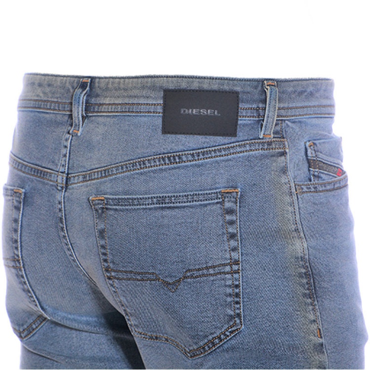 Buster 084Sj Men's Jeans Denim Casual Stretch Regular Slim Tapered Trouser Diesel