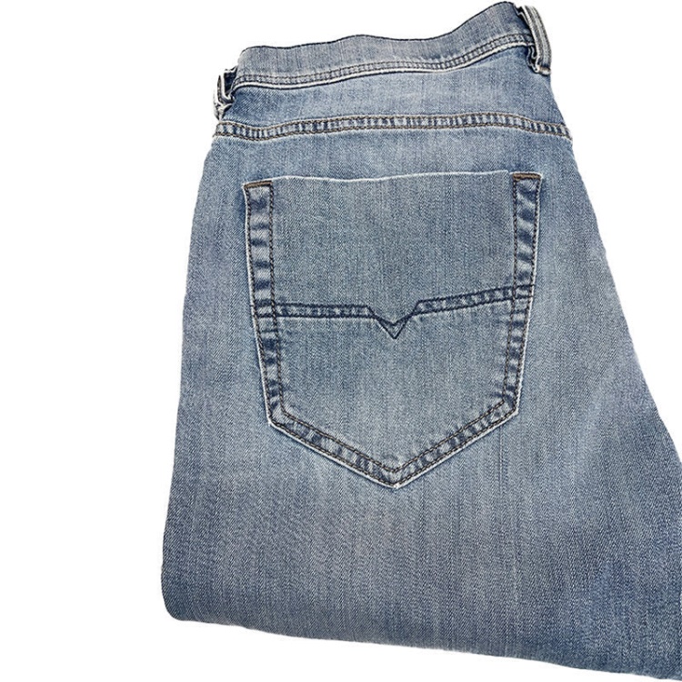 Diesel Tepphar 0687V Men's Slim Fit Carrot Jeans Denim Cotton Stretch Button Fly