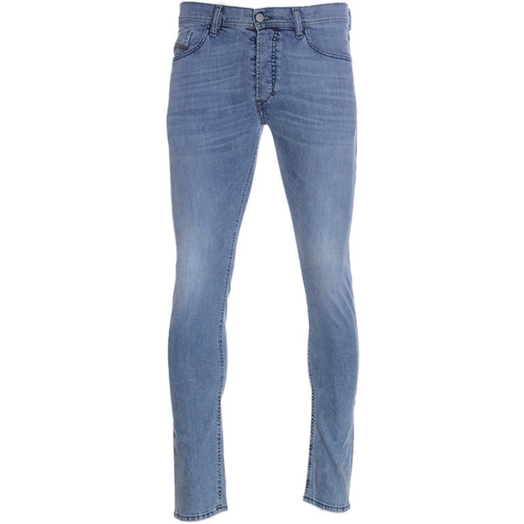 Diesel Tepphar 0687V Men's Slim Fit Carrot Jeans Denim Cotton Stretch Button Fly