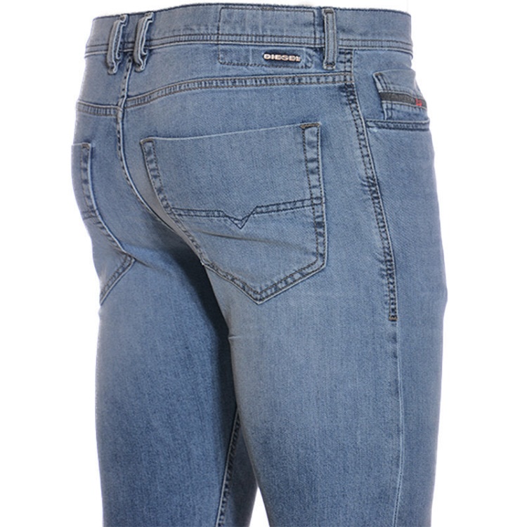 Diesel Tepphar 0687V Men's Slim Fit Carrot Jeans Denim Cotton Stretch Button Fly