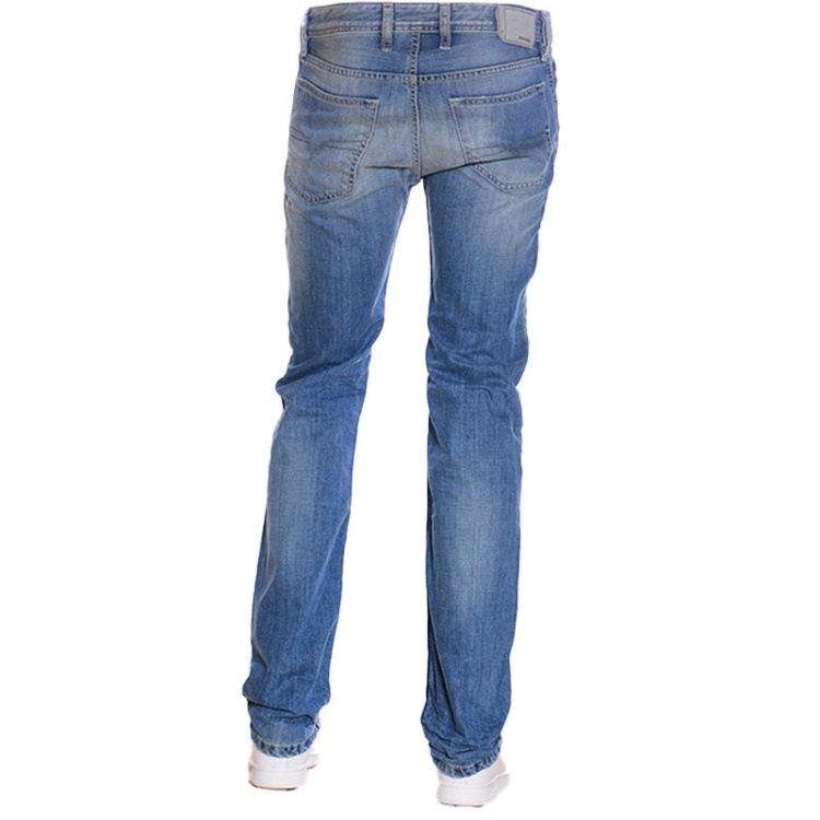 Diesel Waykee 0840L Men's Jeans Denim Regular Straight Fit Casual Trousers Cotton