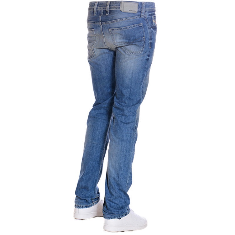 Diesel Waykee 0840L Men's Jeans Denim Regular Straight Fit Casual Trousers Cotton