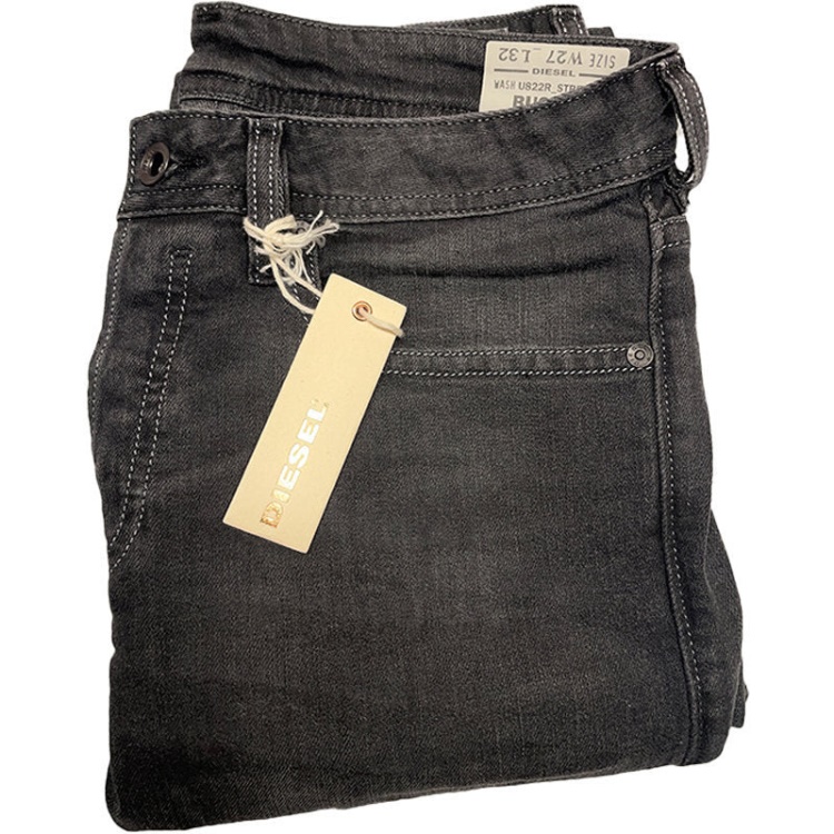 Buster U822R Men's Denim Jeans Casual Stretch Regular Slim Tapered Trouser Diesel