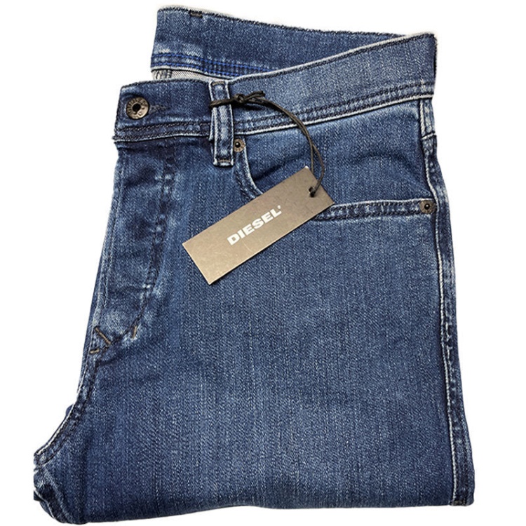 Diesel Tepphar 084Eh Men's Jeans Denim Slim Carrot Fit Cotton Stretch Casual Pant