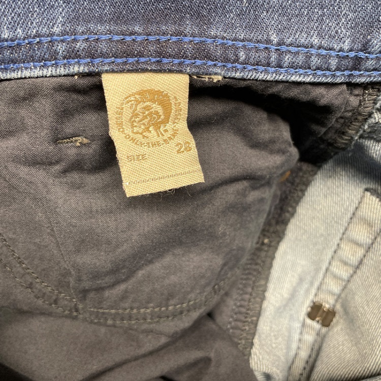 Diesel Tepphar 084Eh Men's Jeans Denim Slim Carrot Fit Cotton Stretch Casual Pant