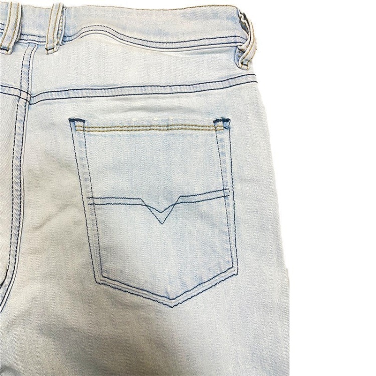 Sleenker 0689L Men's Jeans Distressed Denim Stretch Cotton Slim Skinny Fit Diesel