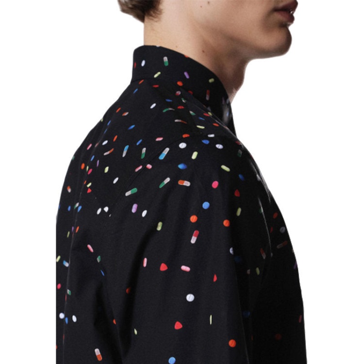 Diesel S Art 0Paqj Men's Shirt Short Sleeves Casual Summer Outwear Cotton Shirts