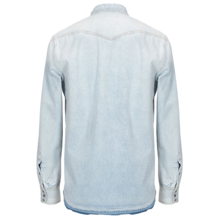 Diesel D Rooke Chemise 0Garu Men's Denim Shirt Long Sleeve Casual Western Shirt