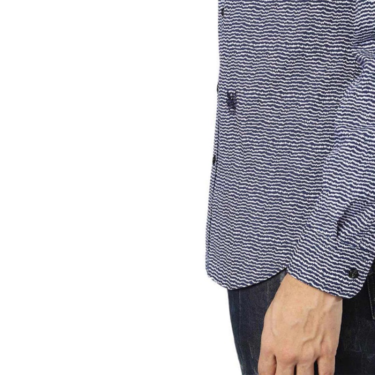 S Duny 100 Men's Shirt Long Sleeve Regular Fit Soft Cotton Camicia Shirt Diesel