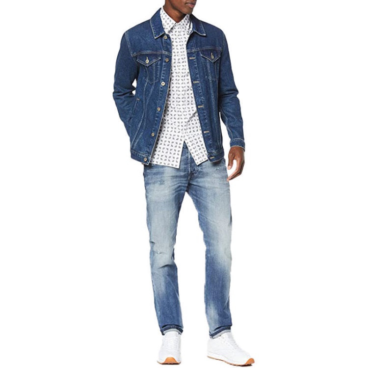 Diesel S Akura Men's Shirt Long Sleeve Slim Fit Shirt Soft Cotton Camicia M - L