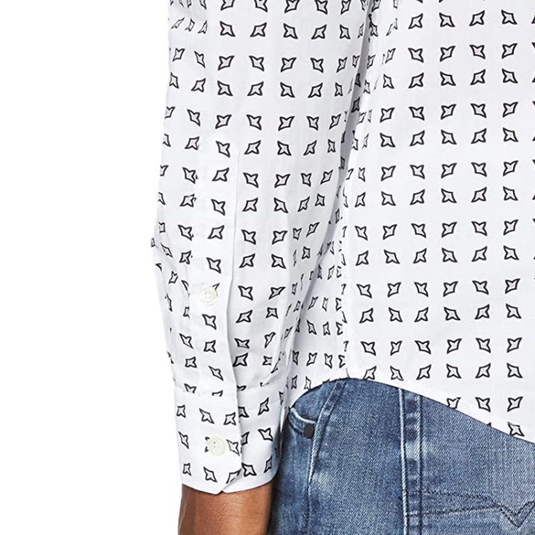 Diesel S Akura Men's Shirt Long Sleeve Slim Fit Shirt Soft Cotton Camicia M - L