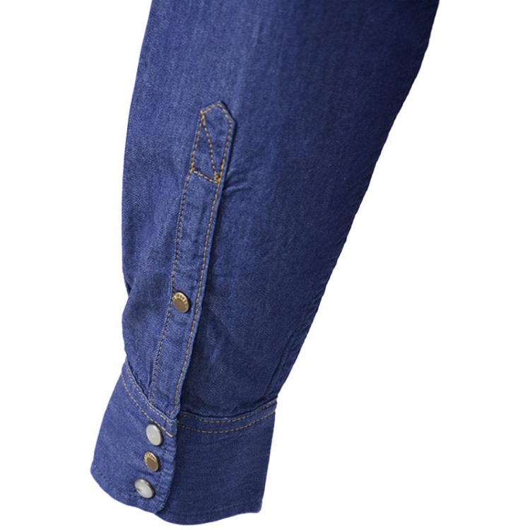 Diesel New Sonora E 0Bamp Men's Denim Shirt Long Sleeve Casual Plain Blue Shirt