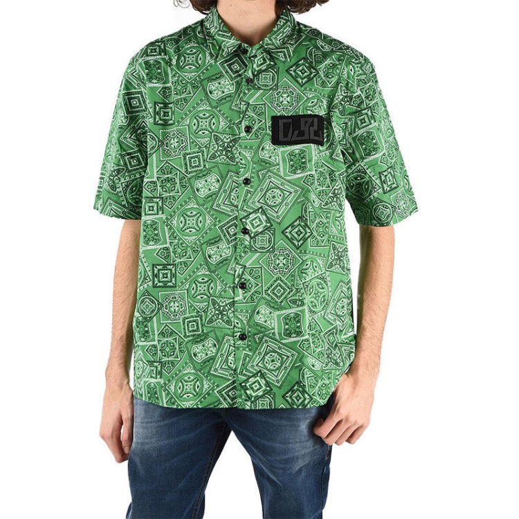 Diesel S Fry Men's Shirt Regular Fit Casual Cotton Short Sleeve Work Smart Office