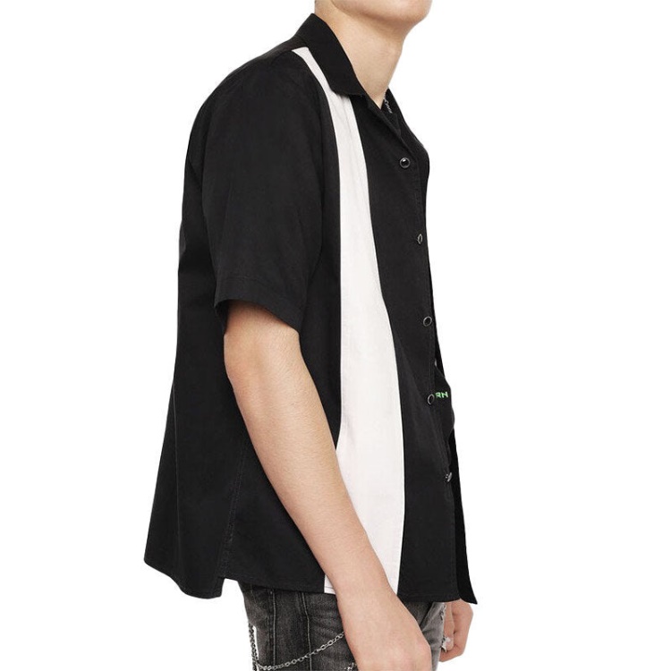 Diesel S Kingi Men's Shirt Regular Fit Casual Cotton Short Sleeve Outwear Summer