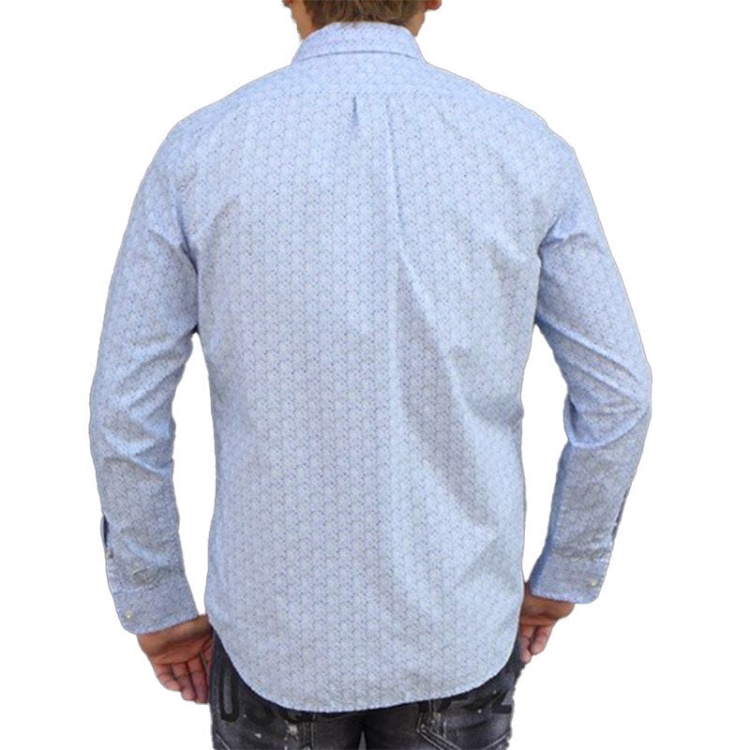 S Dunes Men's Shirt Slim Contemporary Fit Casual Cotton Long Sleeve Office Diesel