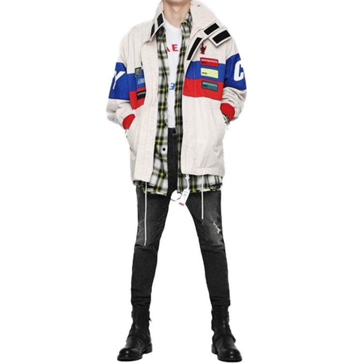 Diesel S Machito Men's Shirt Oversize Fit Casual Cotton Long Sleeve Smart Office